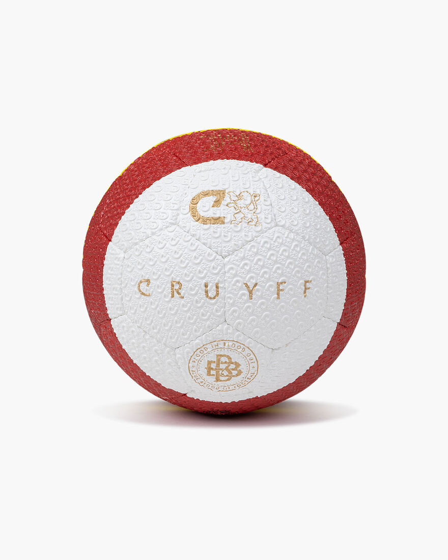 Cruyff Bibo '75 Ball, White/Red, hi-res