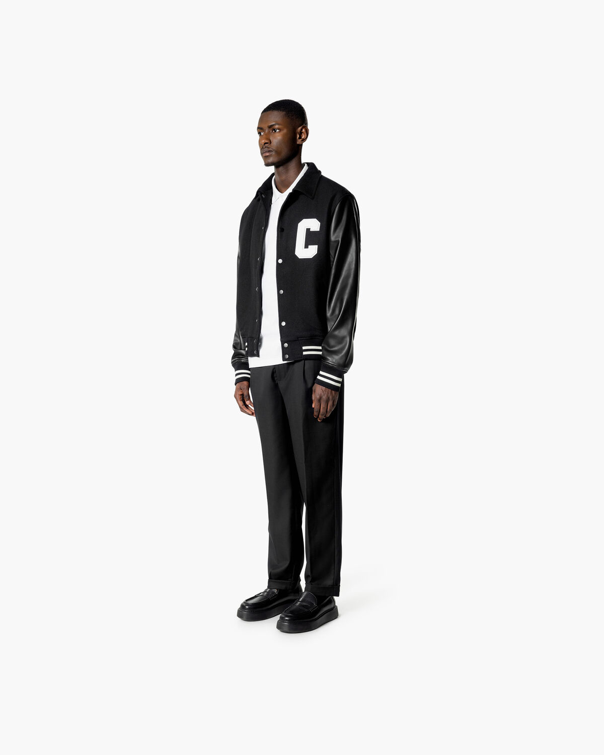 Varsity Jacket, Black, hi-res