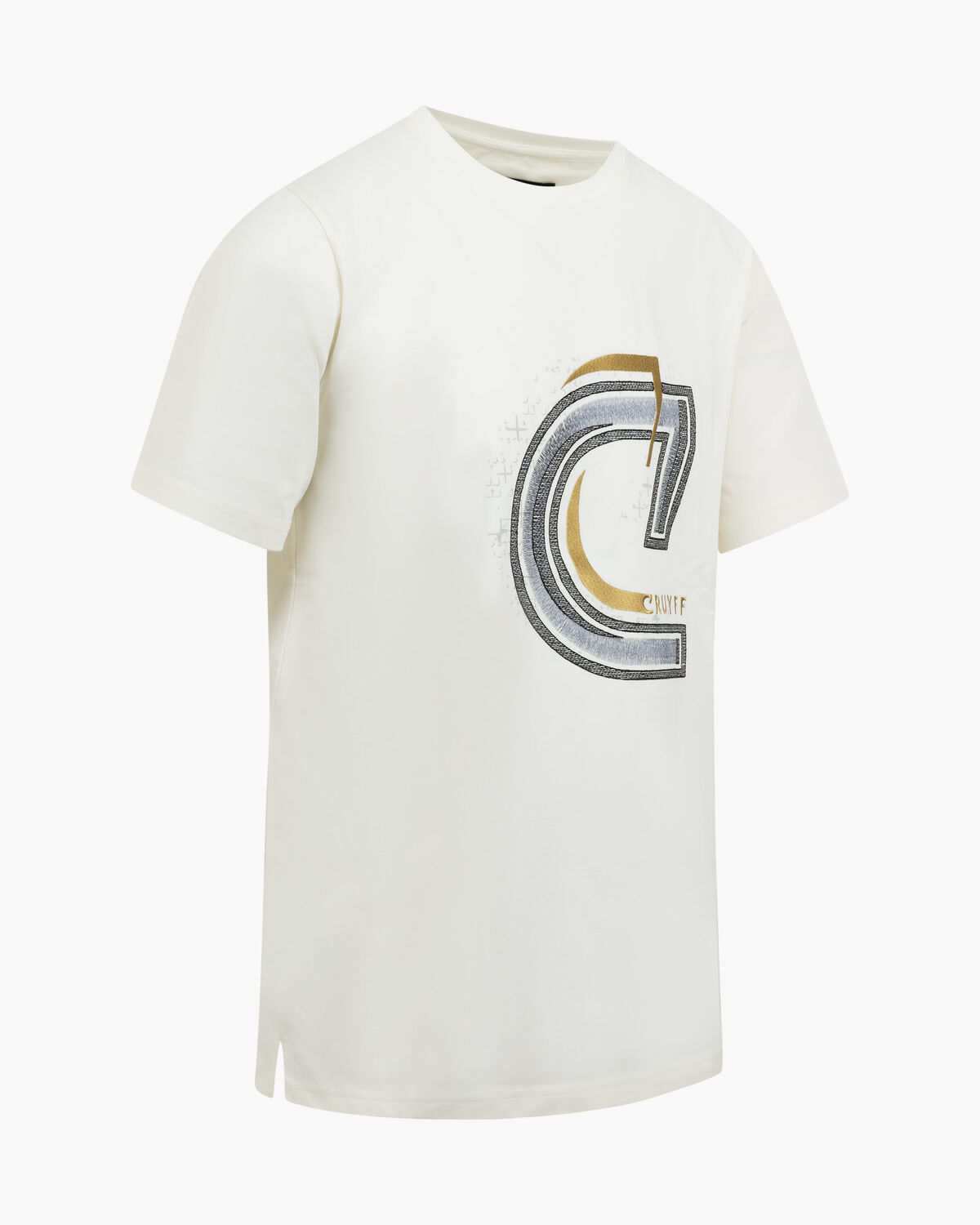 C-Logo Embro Tee, Off white, hi-res