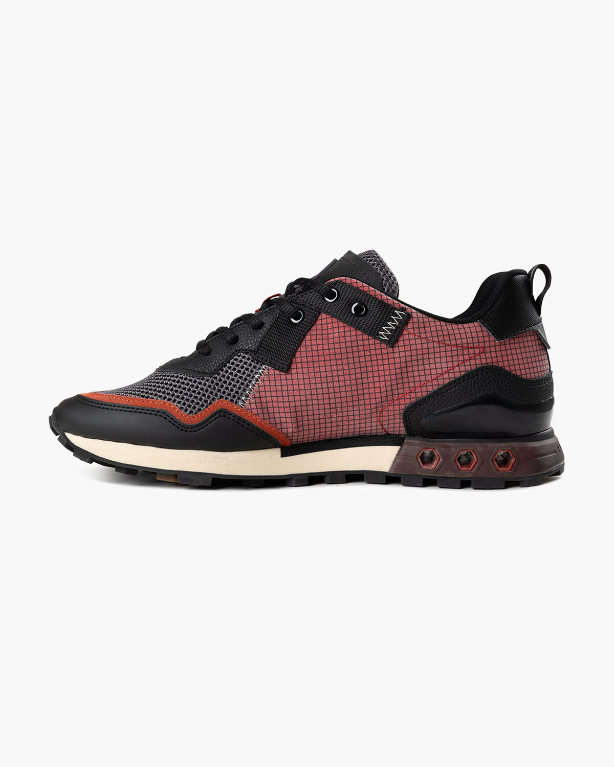 Superbia Hex, Grey/Red, hi-res