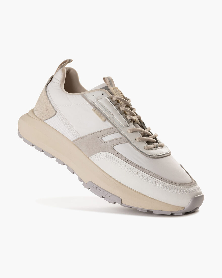 Ambruzzia - Crepe Nylon/Soft Leather, White/Miscellaneous, hi-res
