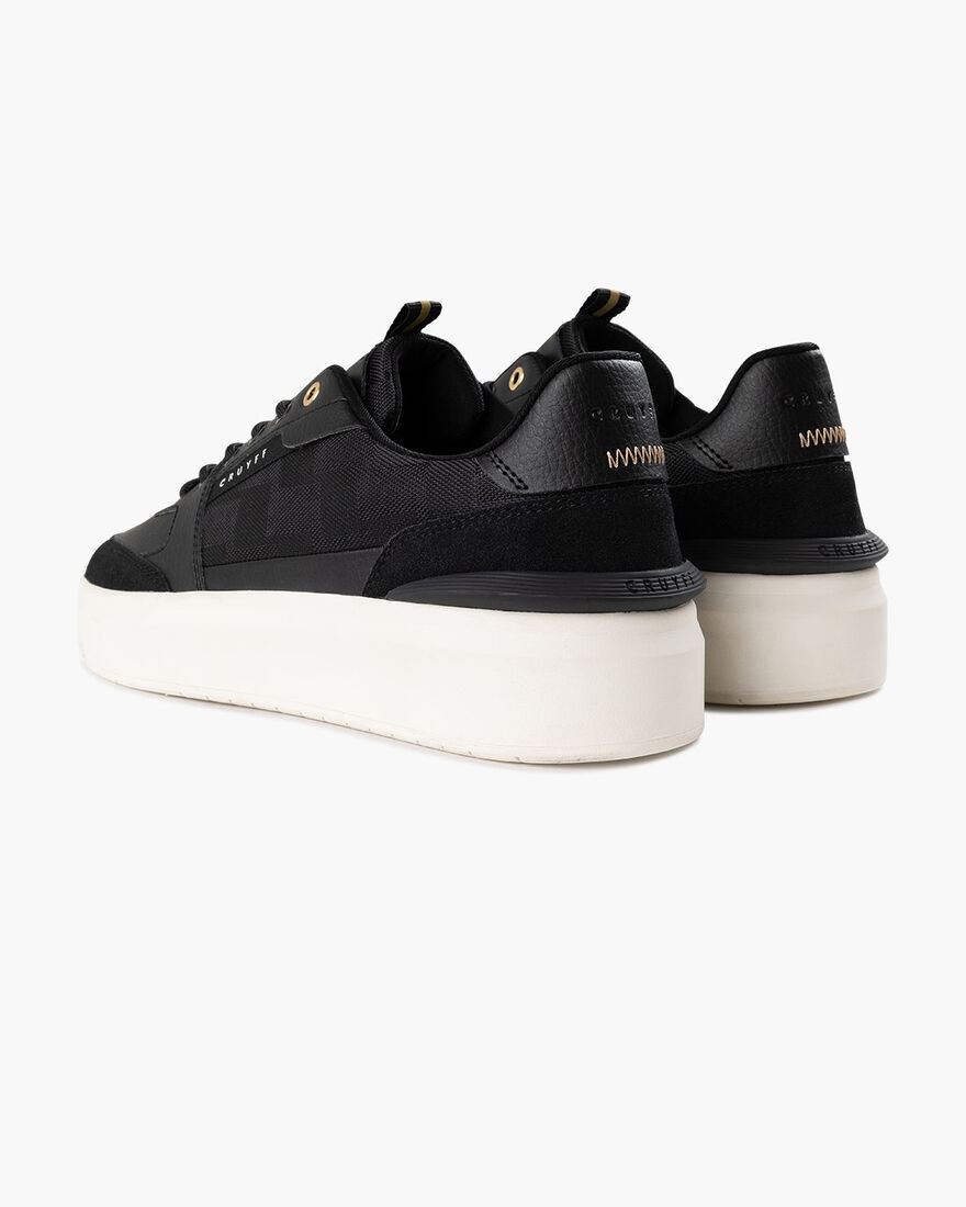 Endorsed Tennis - Teknit Mesh/Soft Leather, Black/Gold, hi-res