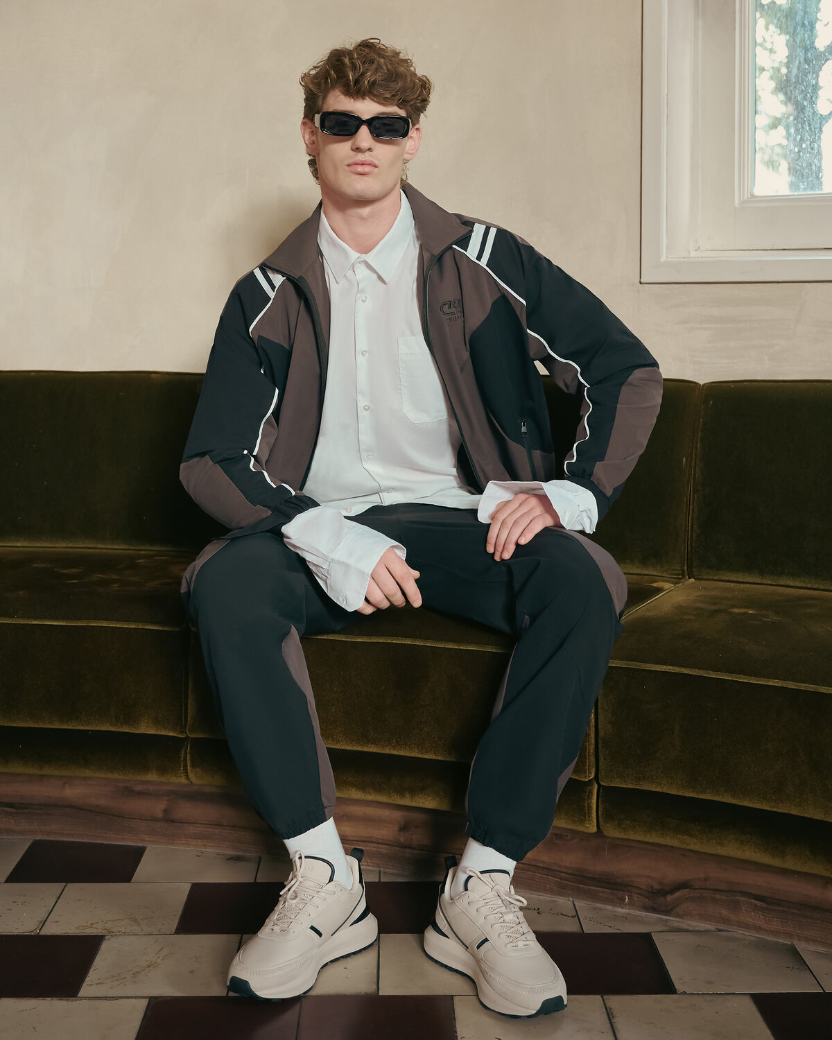 Icon League Trackpants, Black, hi-res