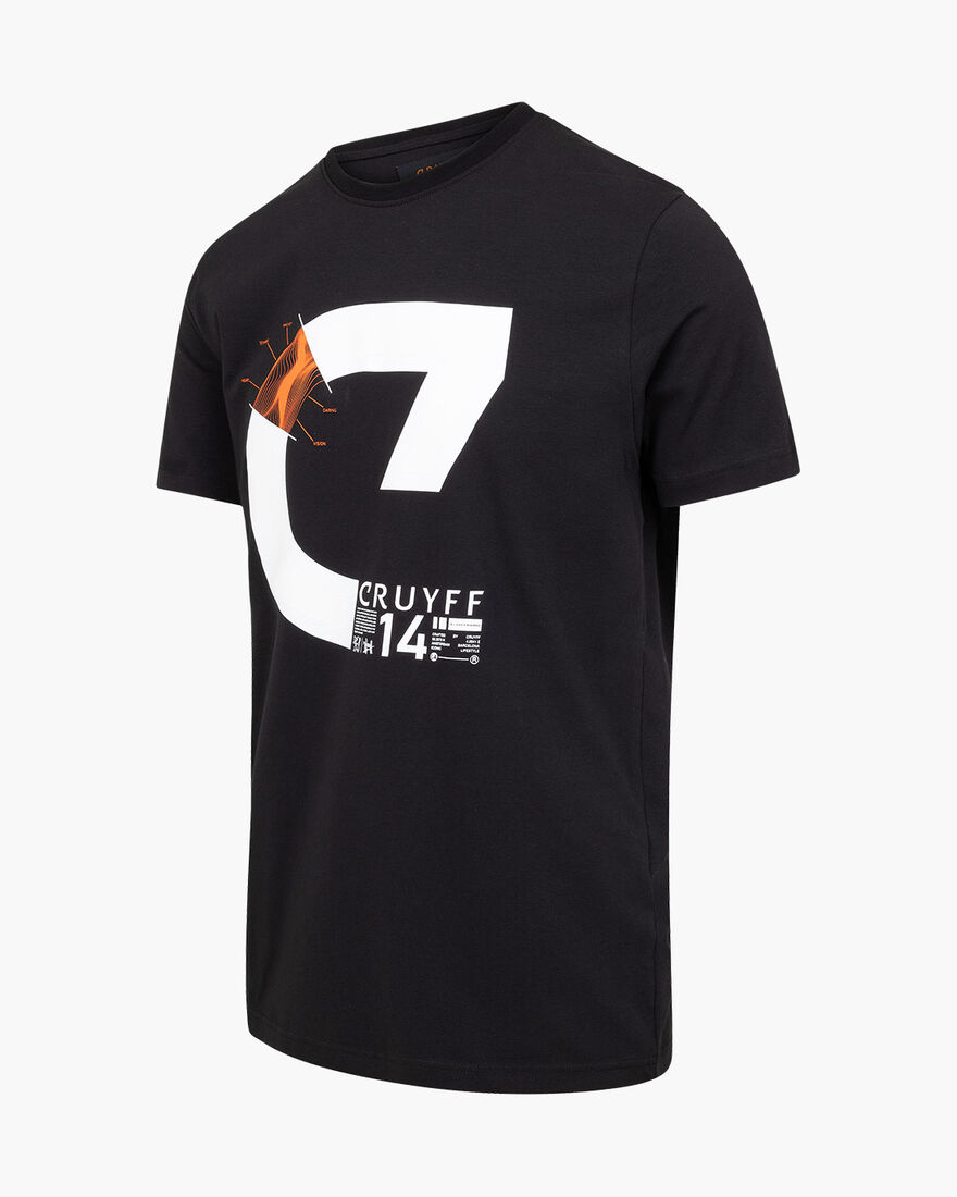 Alan SS Tee - 95% Cotton 5% Elastane, Black, hi-res