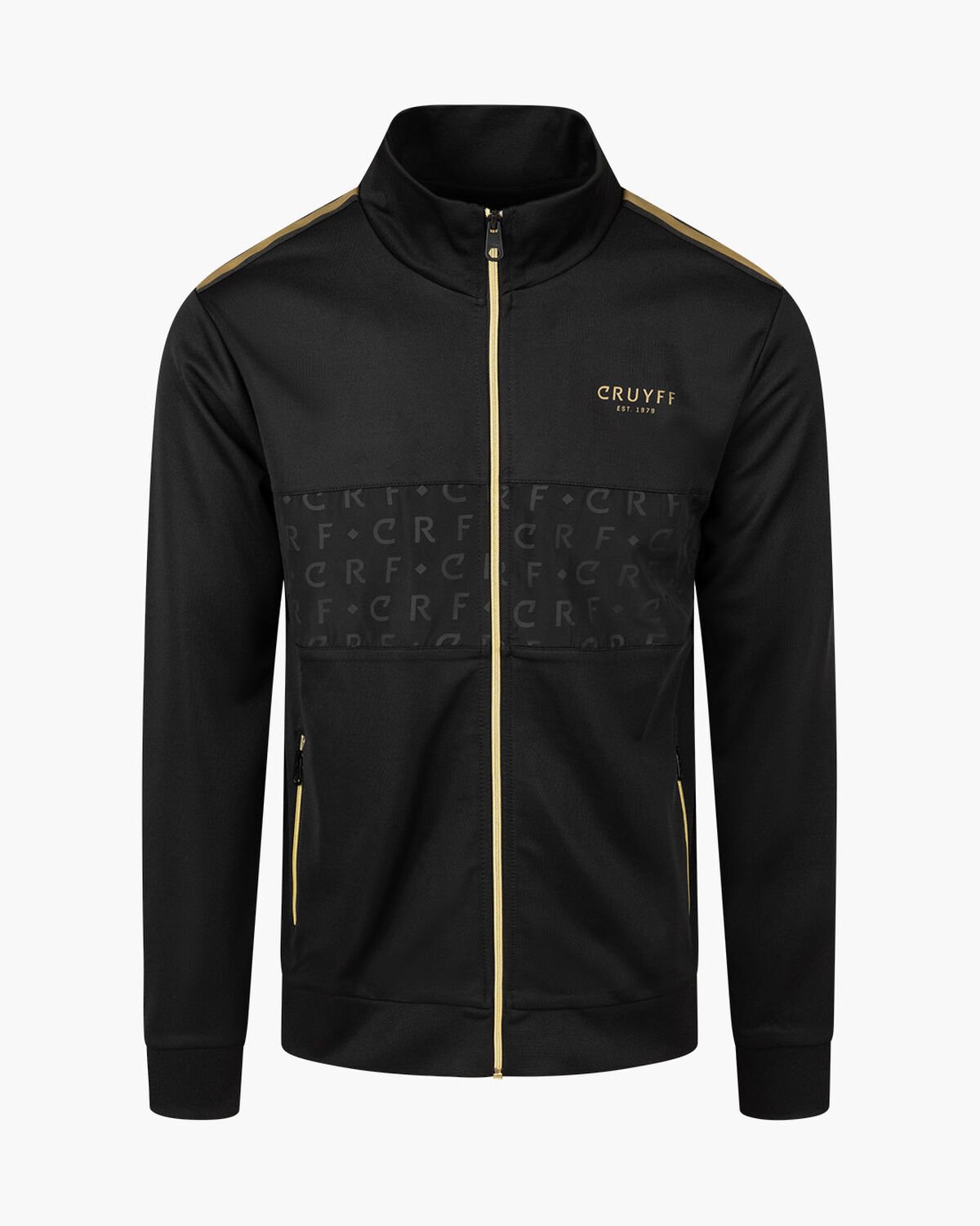 Gregory Track Top - 65% Polyester 35 % Cotton, Black, hi-res