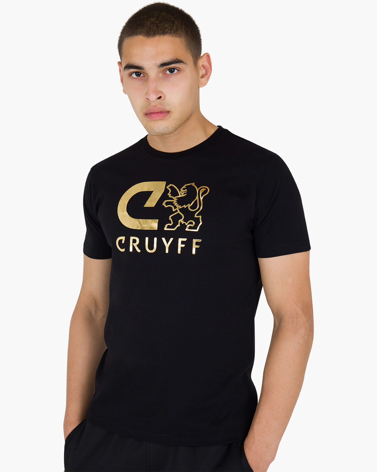 Match Tee, Black, hi-res
