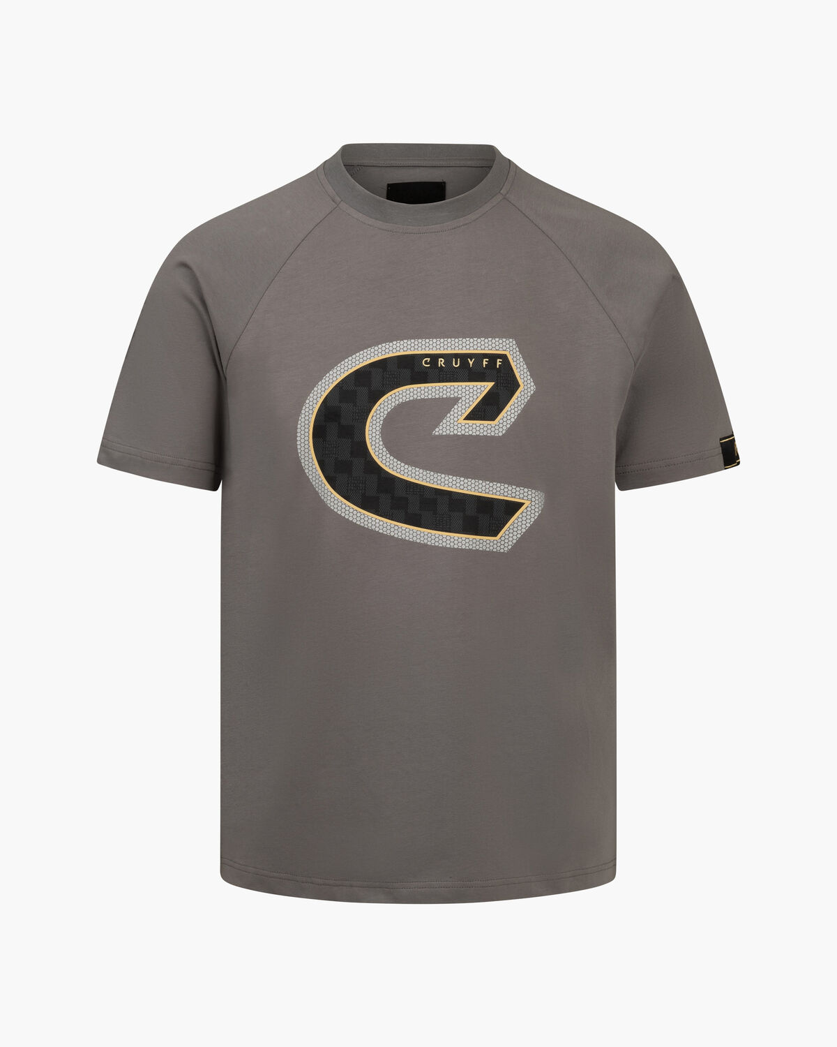 C-Tee, Grey/Gold, hi-res