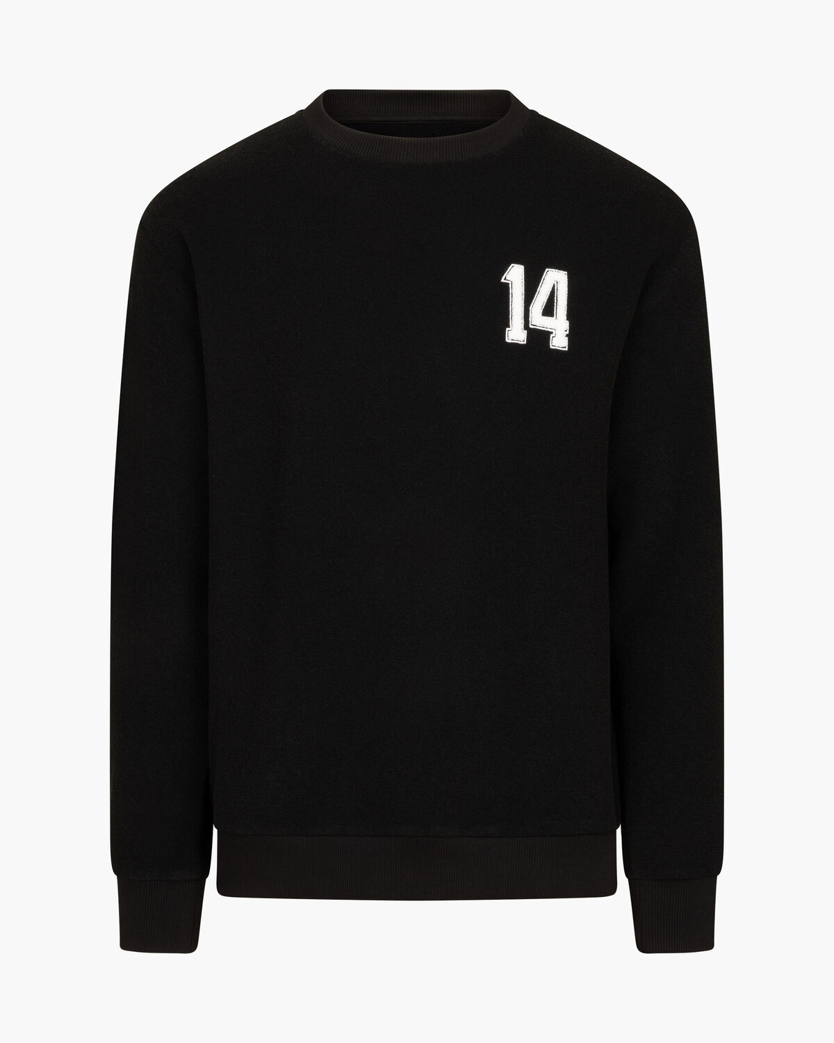Boucle 14 Crewneck, Black, hi-res