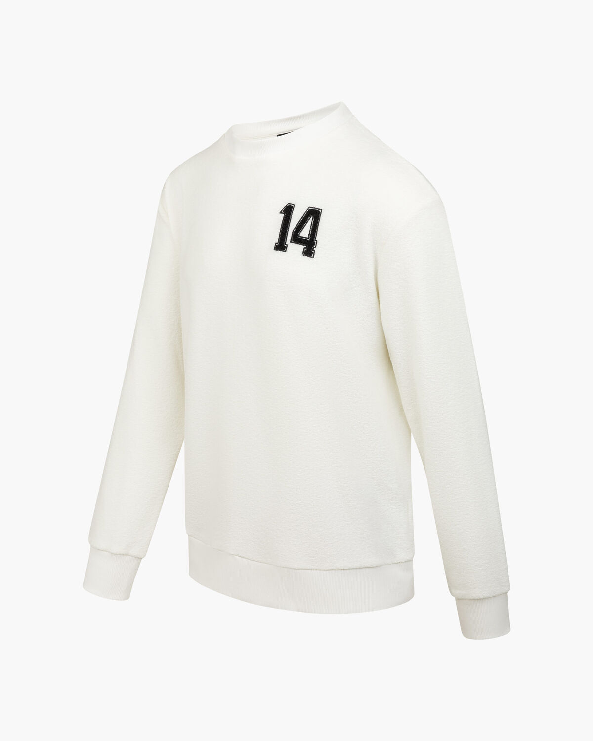Boucle 14 Crewneck, White/White, hi-res
