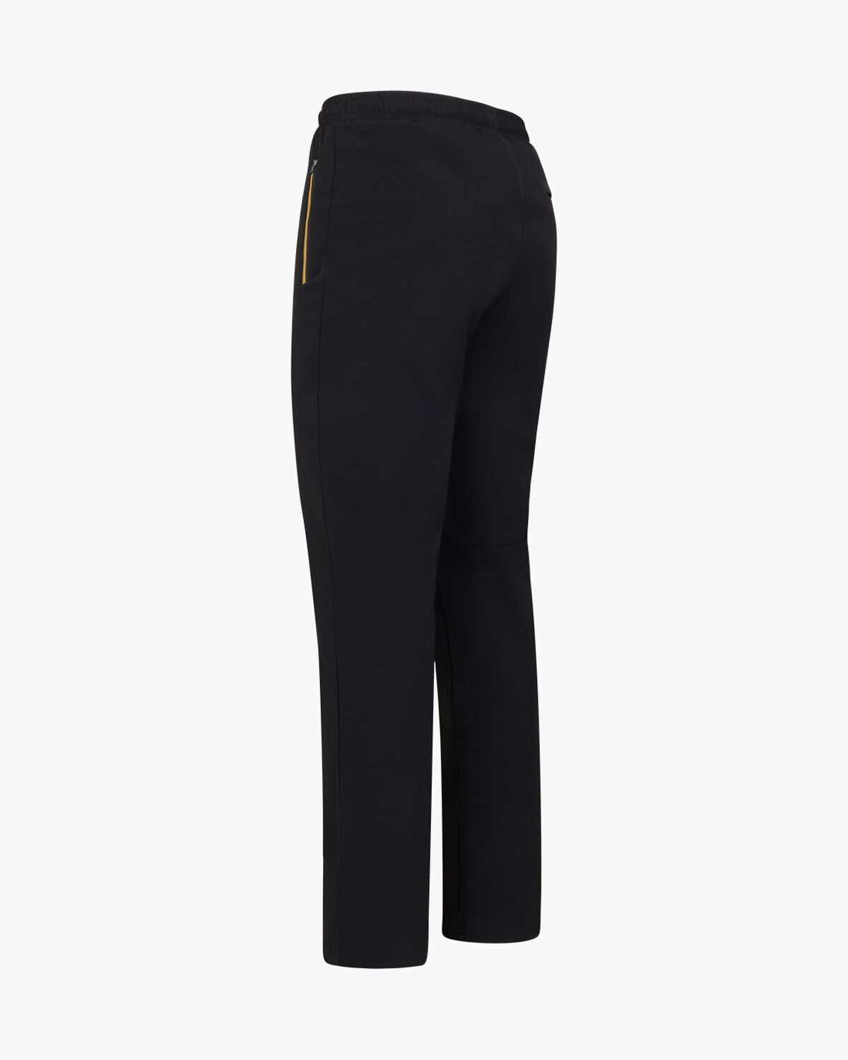Ripstop Fleece Trackpants, Black/Gold, hi-res