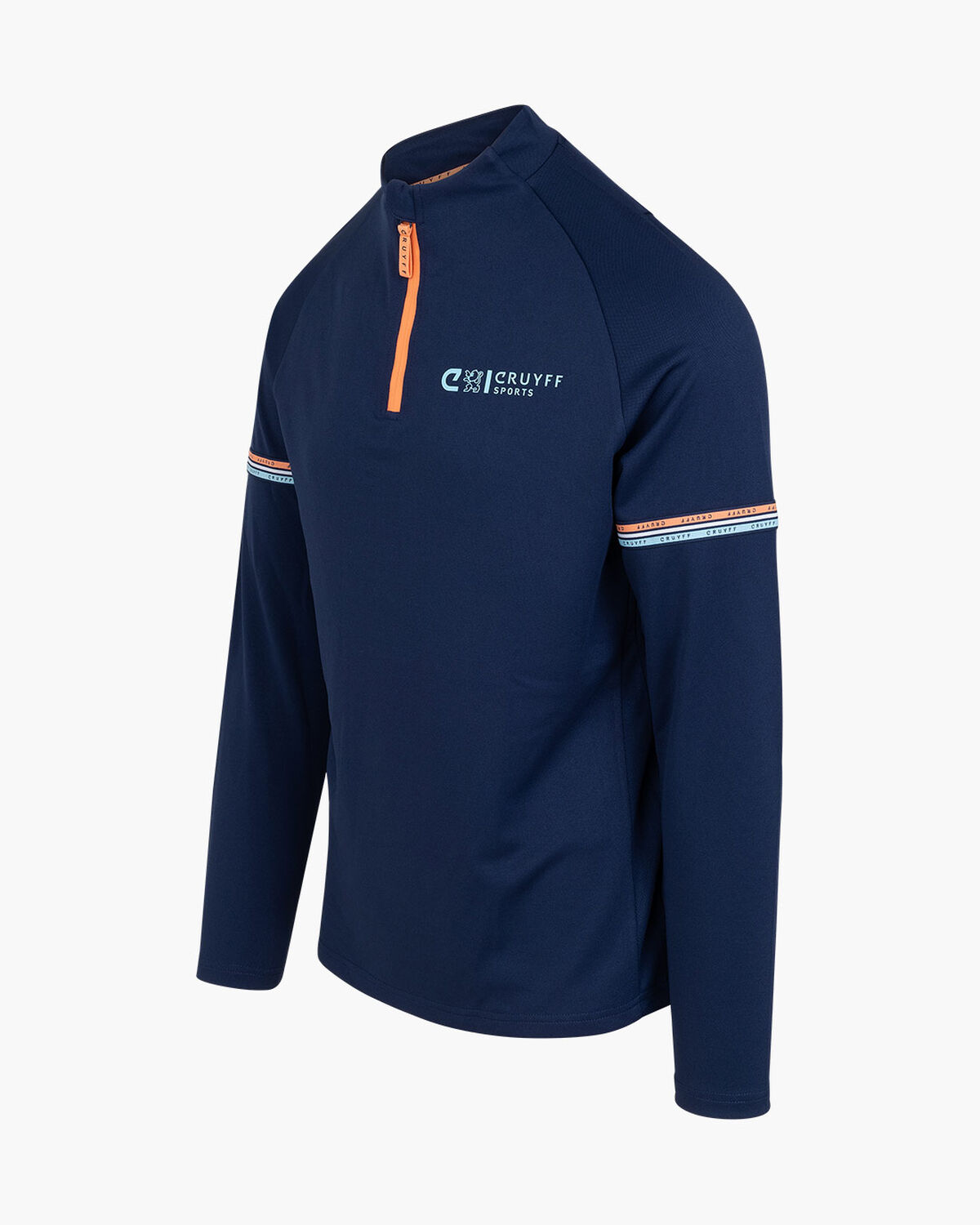 Slide Half-Zip - 100% Polyester, Blue, hi-res