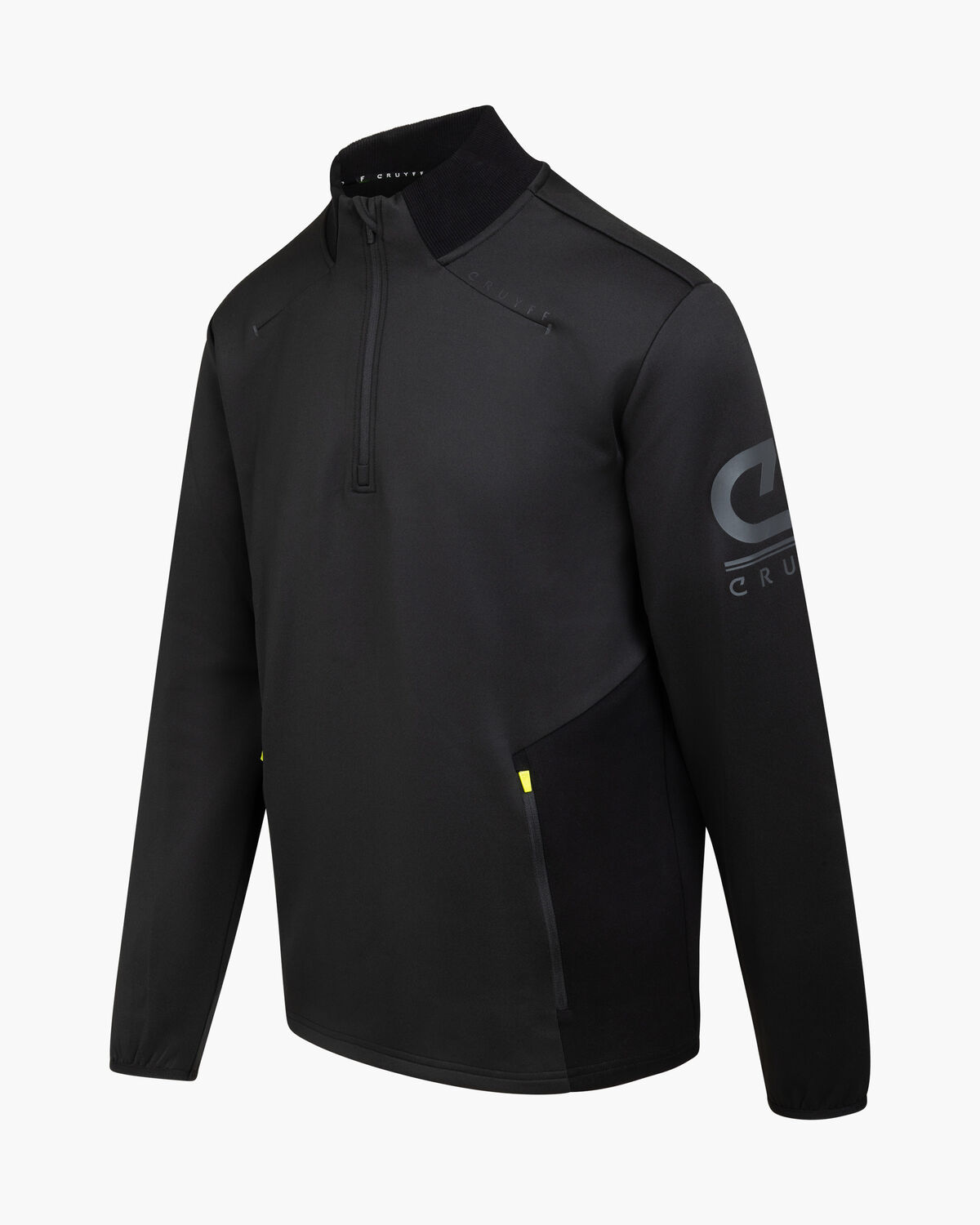 Maxout 1/4 Zip Sweat, Black, hi-res