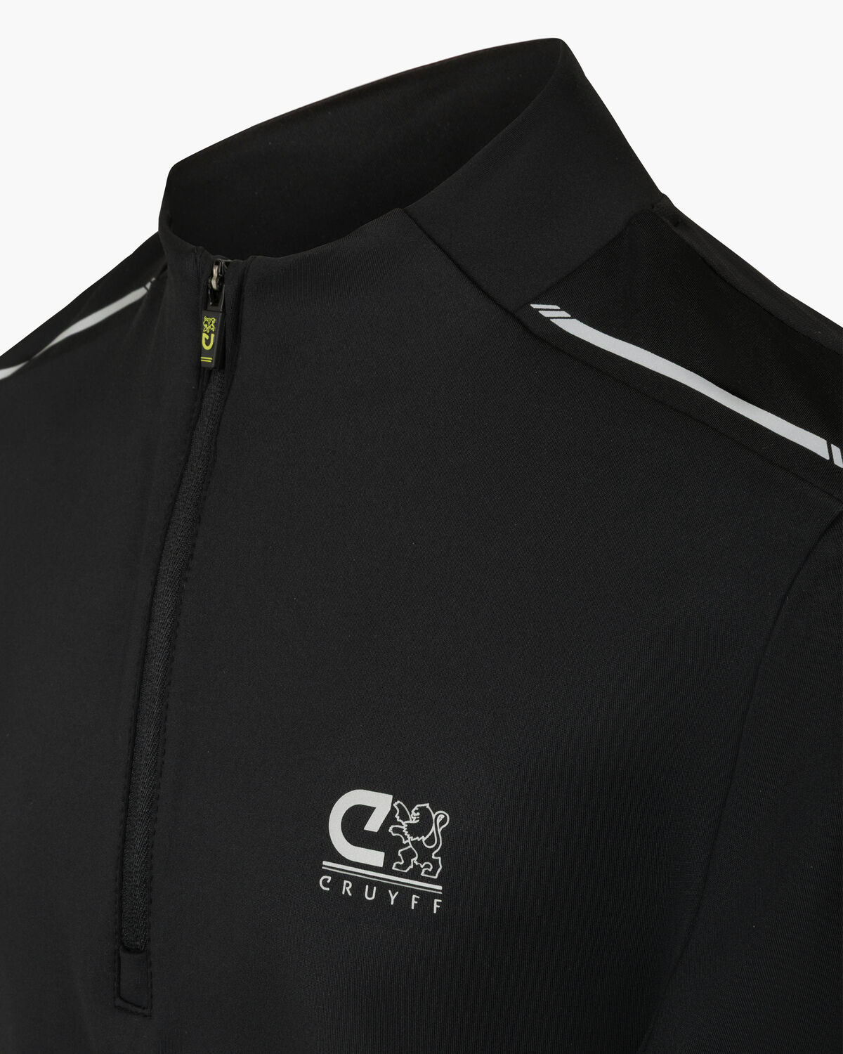 Ametrine 1/4 Zip Top, Black, hi-res