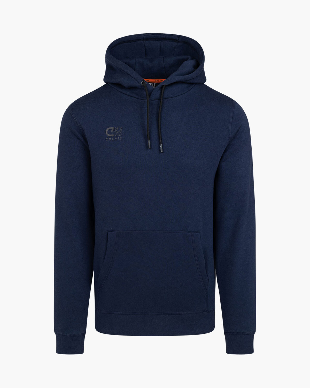 Cruyff Core Hoodie Senior - 70% Cotton / 30% Polye, Navy, hi-res