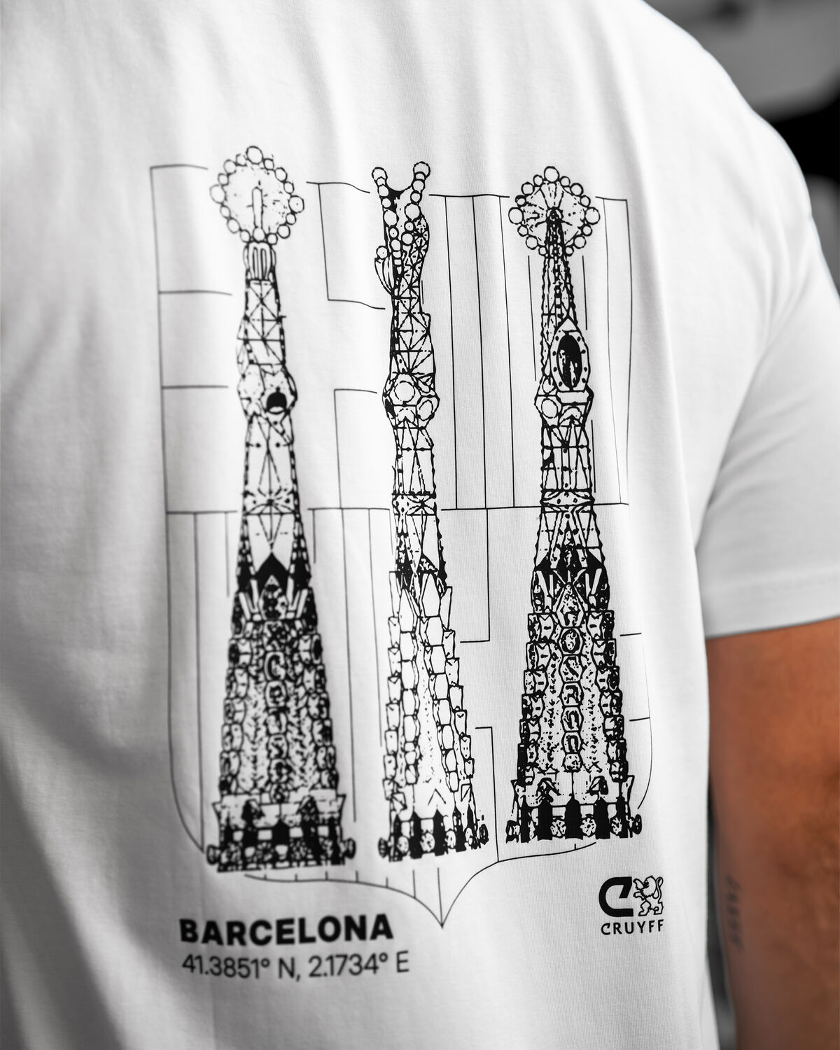 City Pack Tee BCN 2.0, White, hi-res