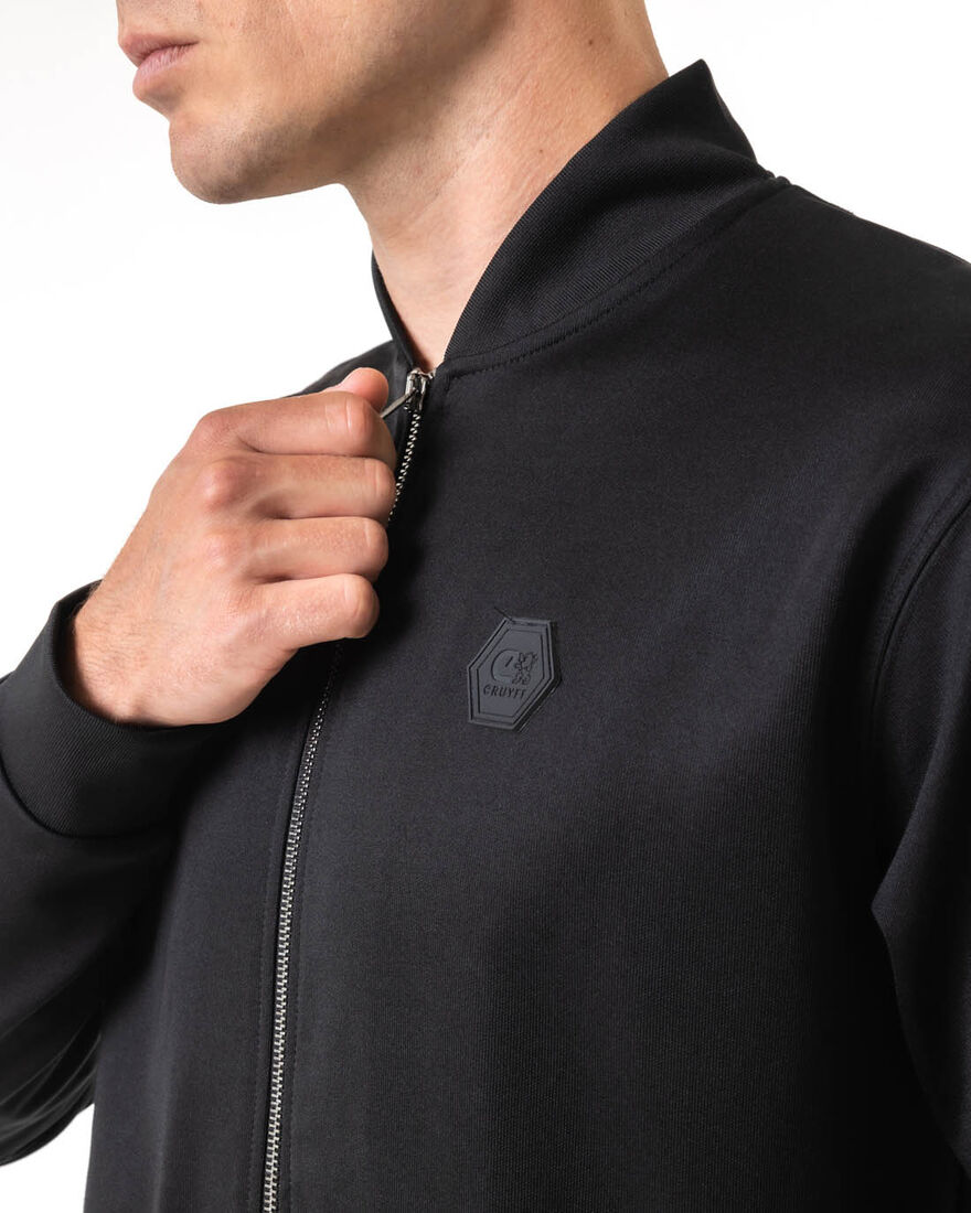 Culebra Bomber - 65% Polyester / 35% Cotton, Black, hi-res