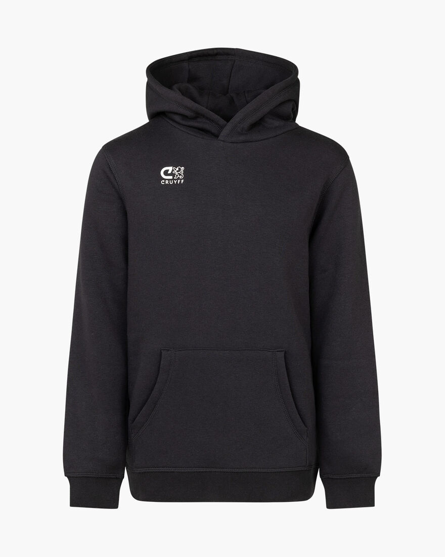 Cruyff Core Hoodie Junior - 70% Cotton / 30% Polye, Black, hi-res
