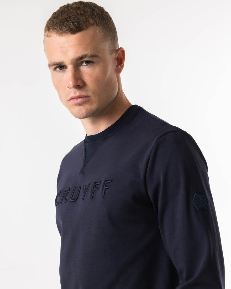 Toretta Sweater - Cotton / Nylon / Spandex, Navy, hi-res