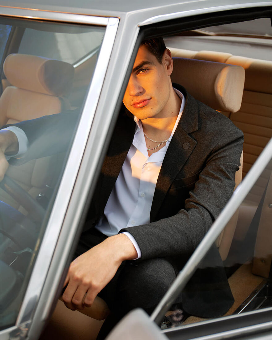Domenec Blazer, Grey, hi-res