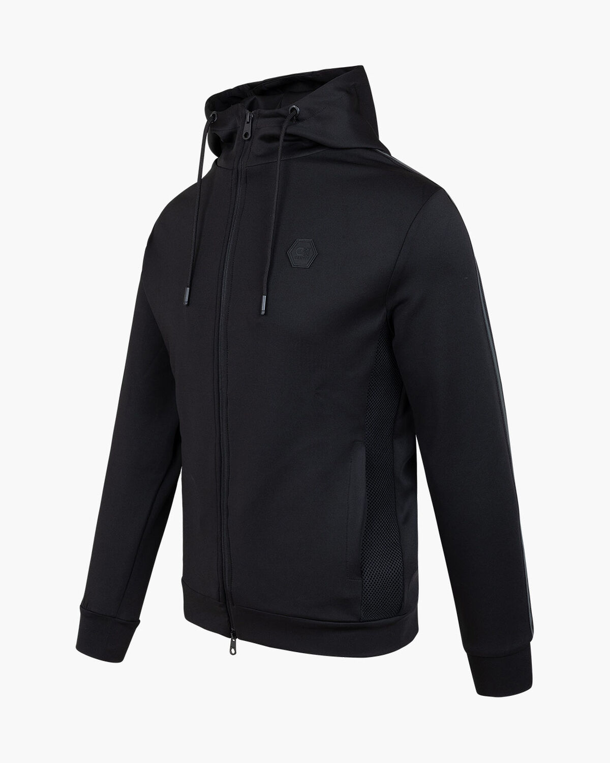 Joel Scuba Track Top  - Polyester / Elastane, Black, hi-res