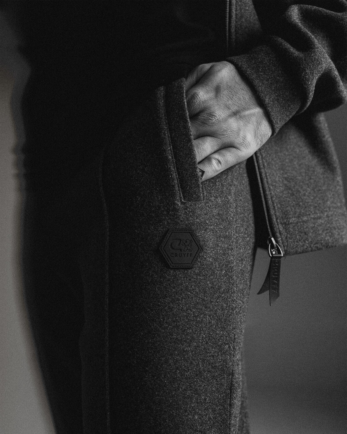 Tailored Trackpants, Grey, hi-res