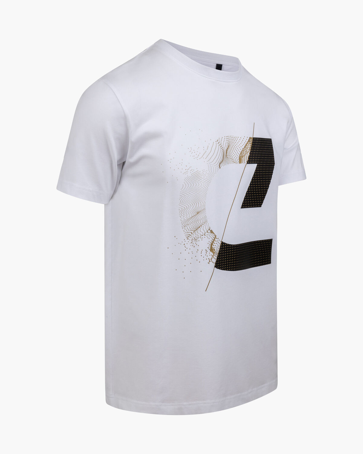 C-Logo Tee, White/Gold, hi-res