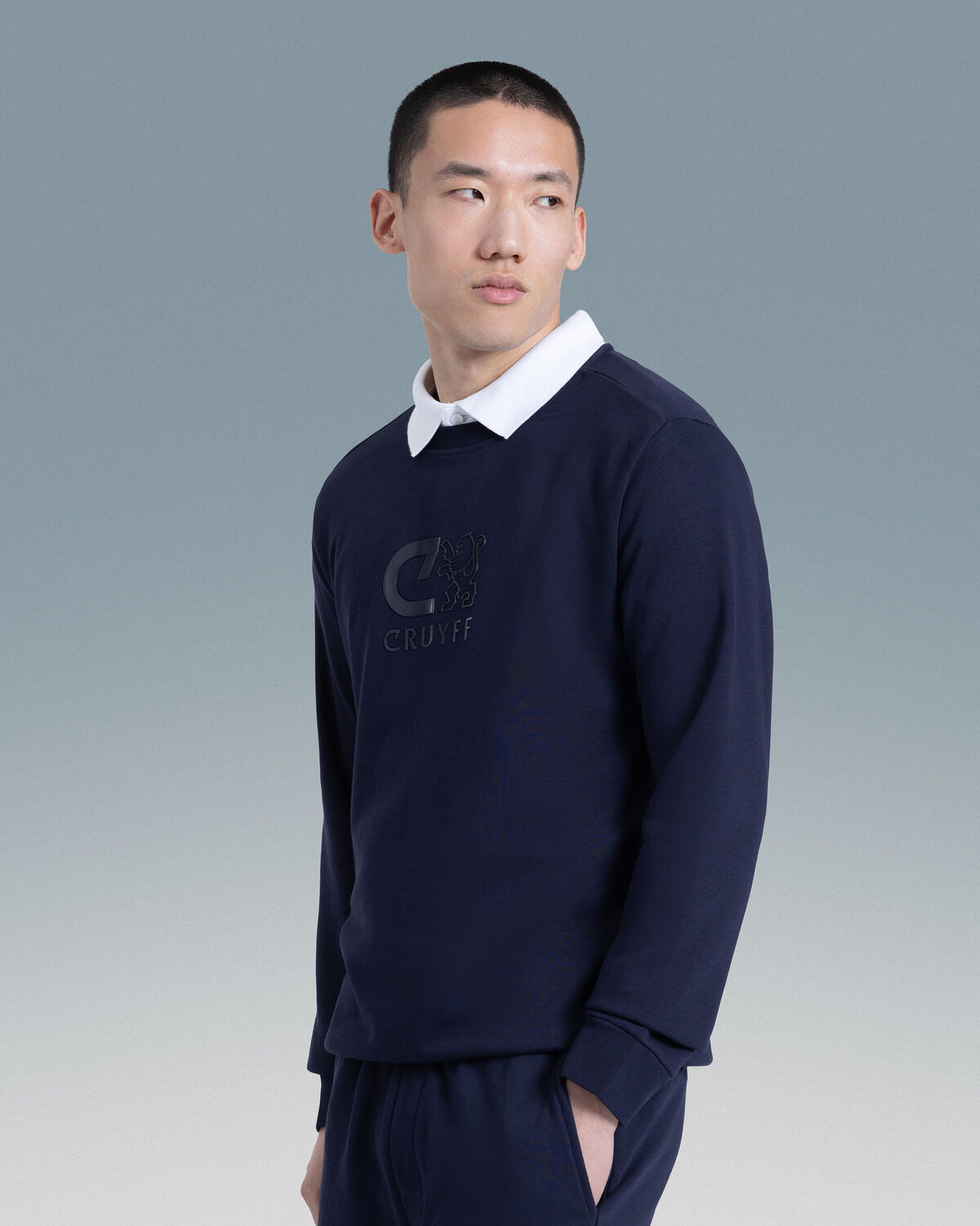 Classic Crewneck, Navy, hi-res