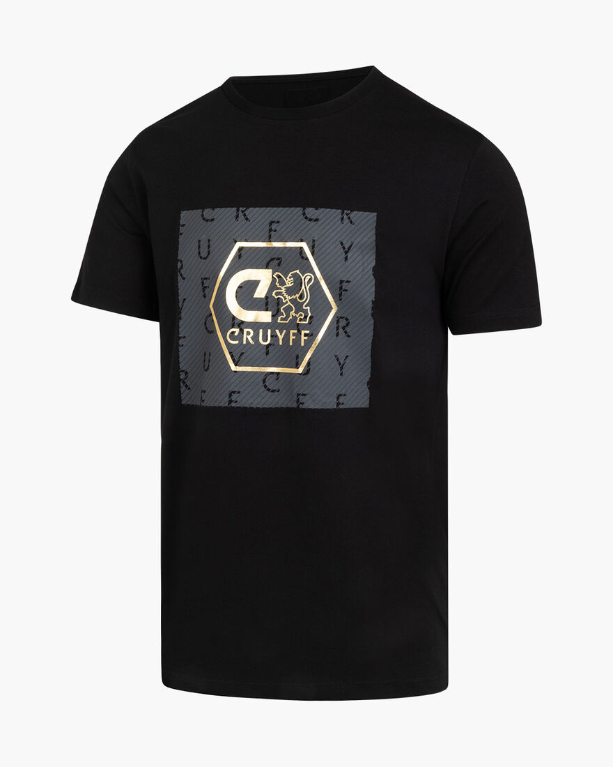 Explore Tee, Black/Gold, hi-res