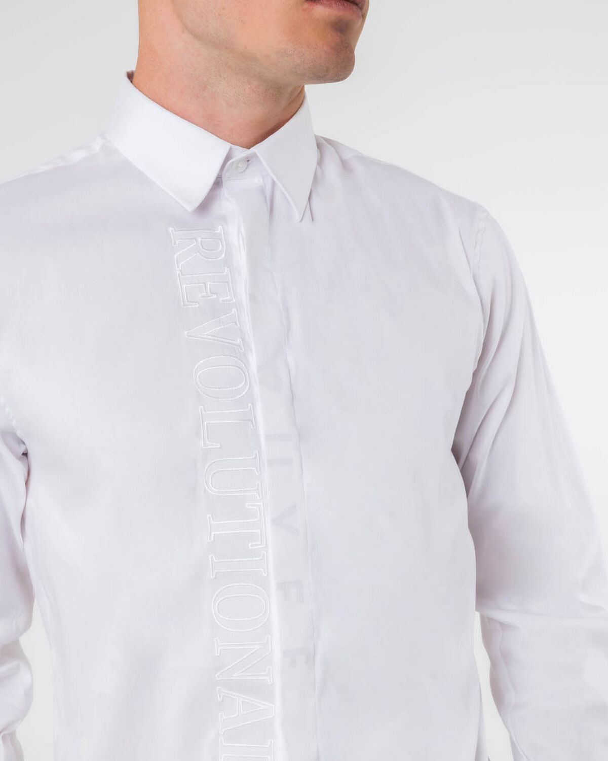 Jiron Shirt  - Cotton / Elastane, White, hi-res