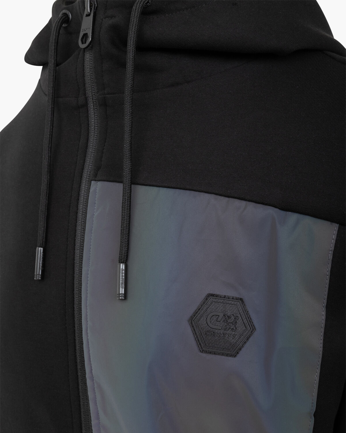 Sundial Track Top, Black, hi-res