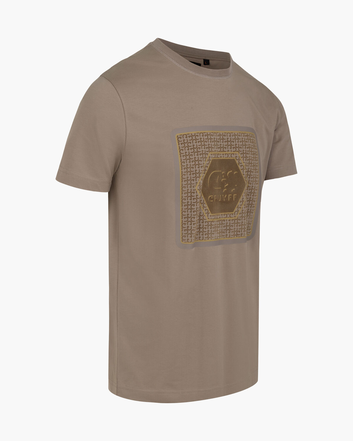 Flock Tee, Sand/Gold, hi-res