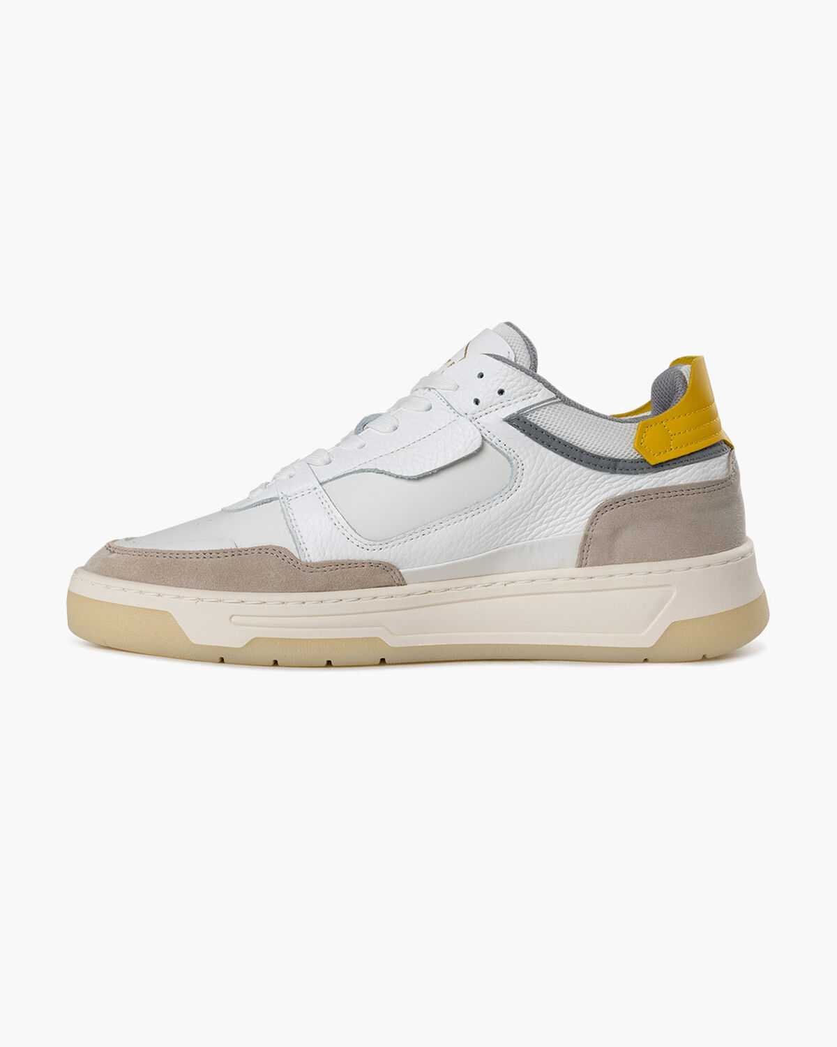 Nemes Mid - Soft Nappa/Suede, White/Yellow, hi-res