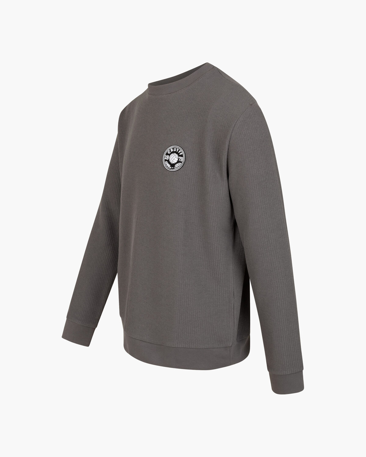 Retro Badge Jumper, Grey, hi-res
