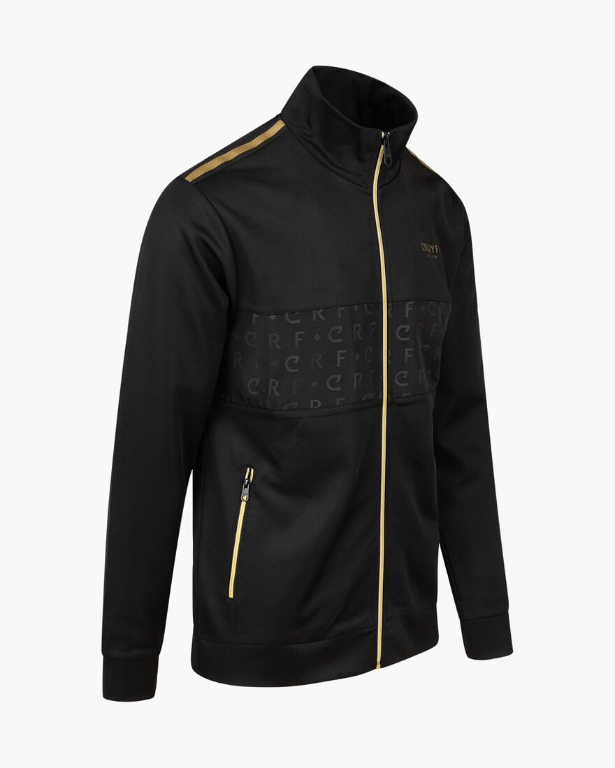 Gregory Track Top - 65% Polyester 35 % Cotton, Black, hi-res