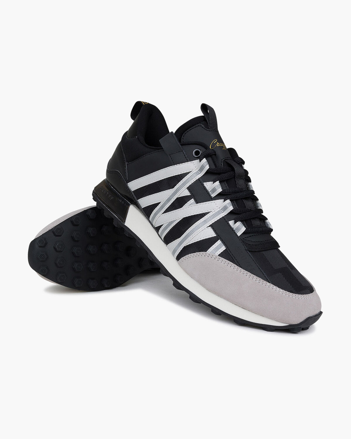 Fearia - Teknit Mesh/Suede, Black/Gold, hi-res