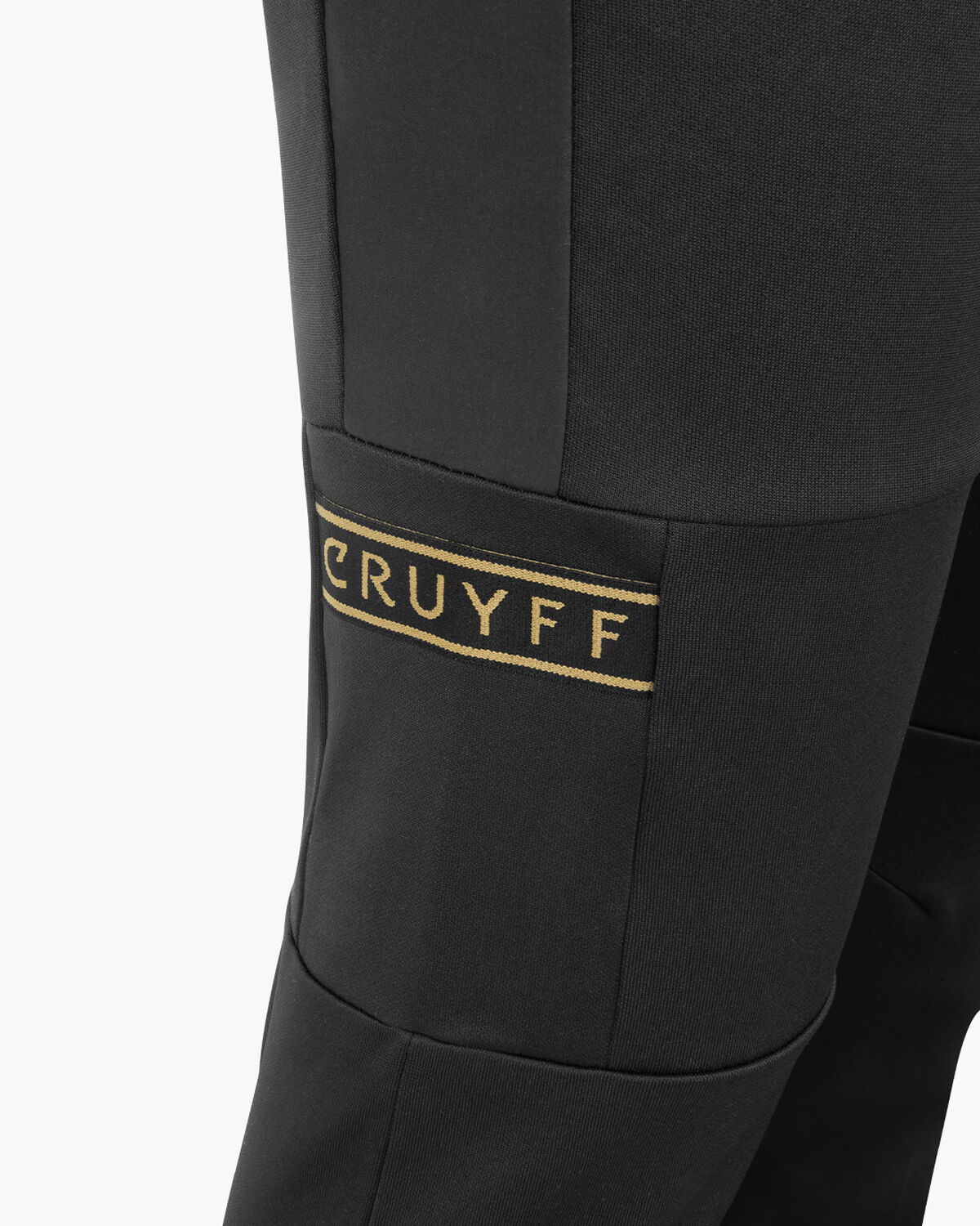 Funello Trackpants, Black/Gold, hi-res