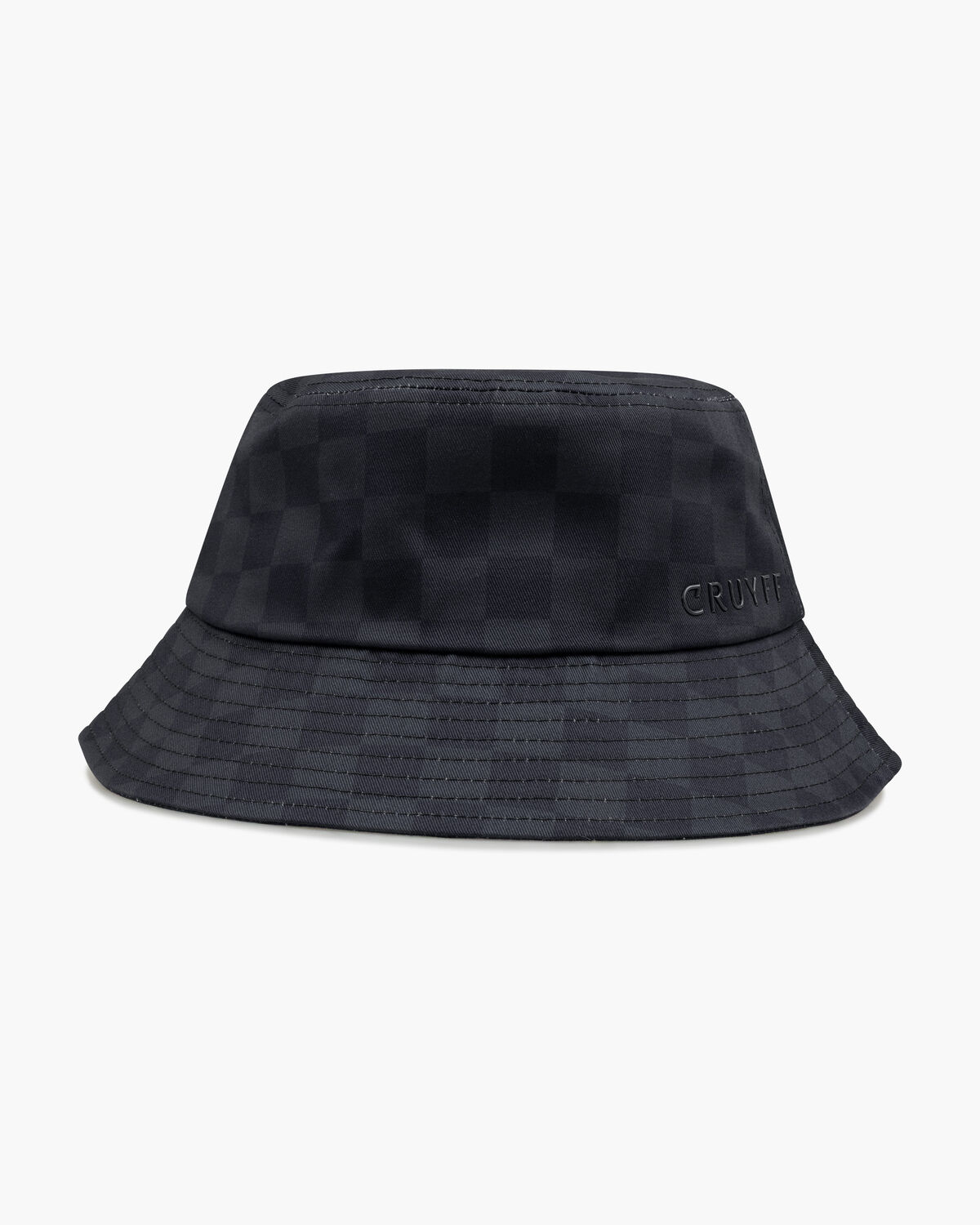 Check Bucket Hat, Black, hi-res