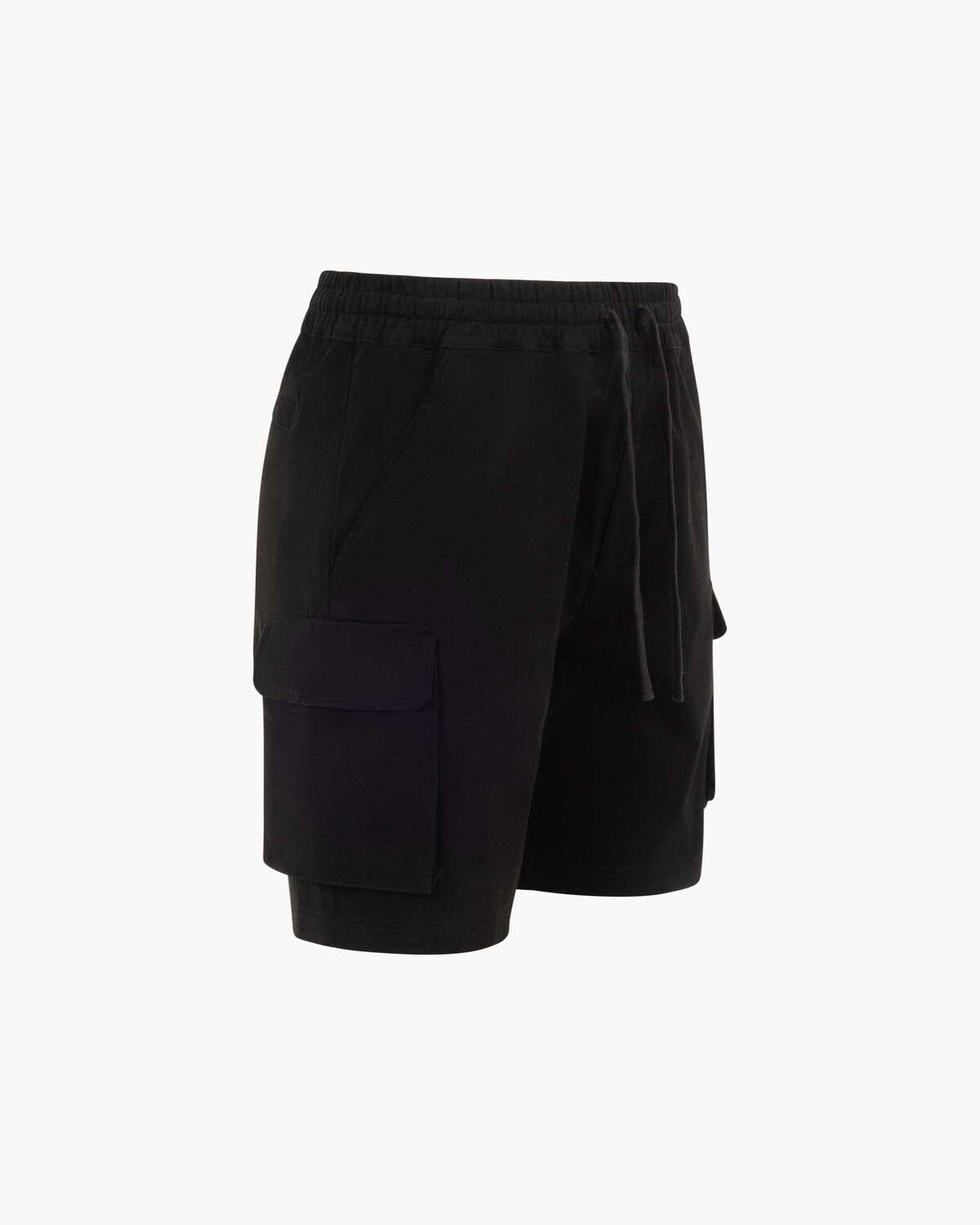 Twill Cargo Short, Black, hi-res