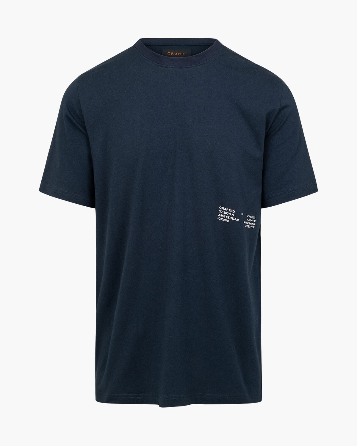 Mica Tee - 95% Cotton 5% Elastane, Blue Nights, hi-res