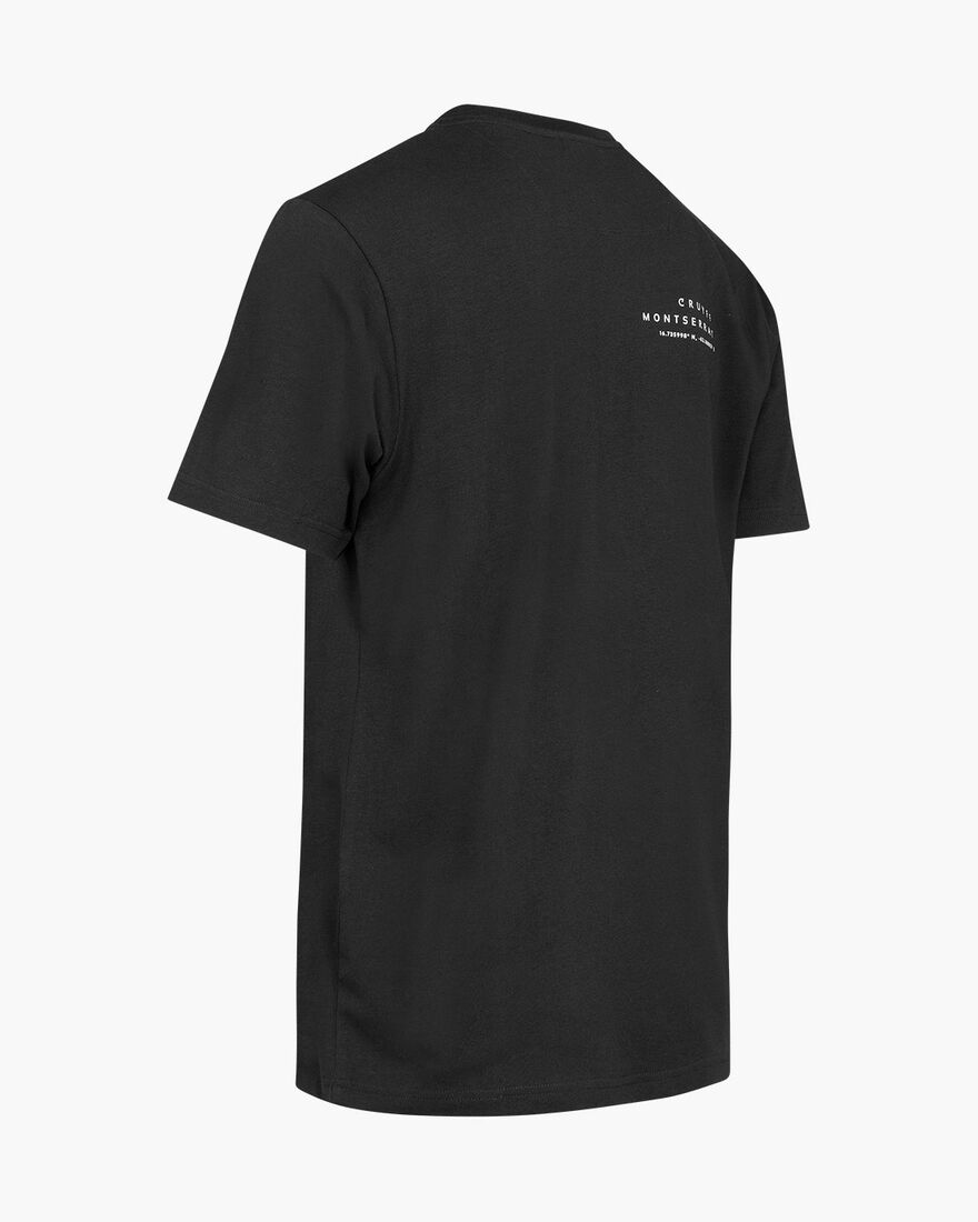 Montserrat Peak Tee - 95 %Cotton 5%Elastane, Black, hi-res