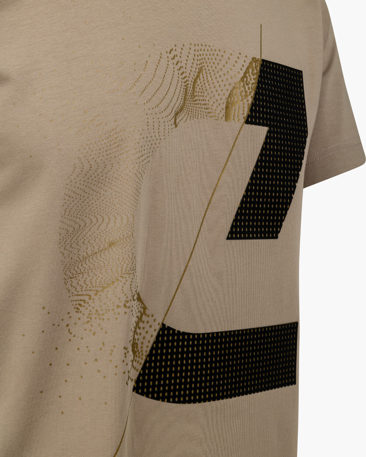 C-Logo Tee, Sand/Gold, hi-res