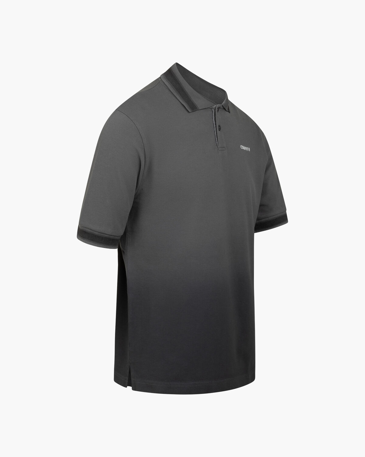 Gradient Polo, Charcoal Grey, hi-res