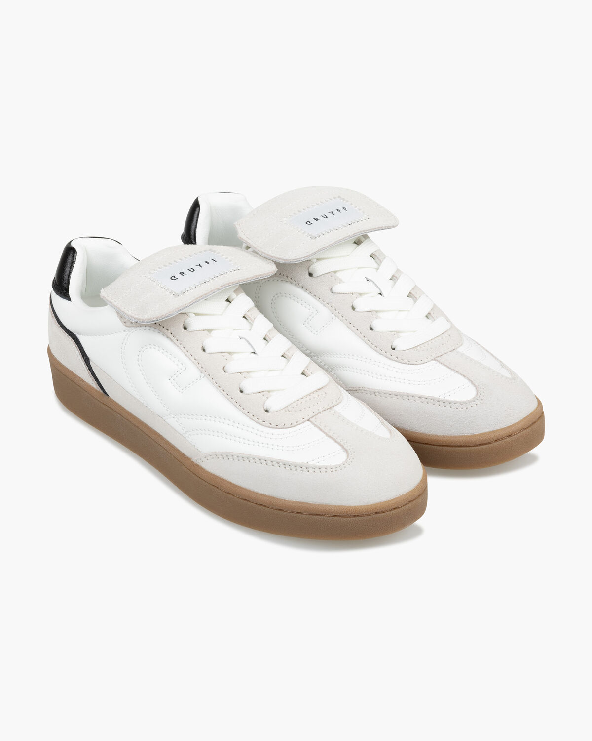 Calcio Cup - Leather/Suede, Off white, hi-res