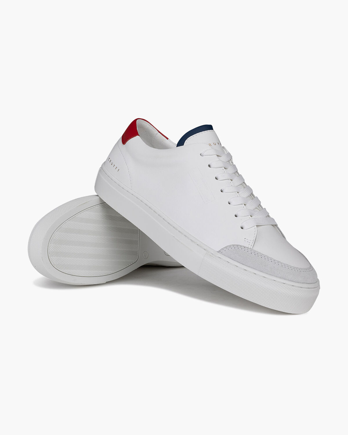 Architect Tennis - Soft Nappa/, White/Red, hi-res