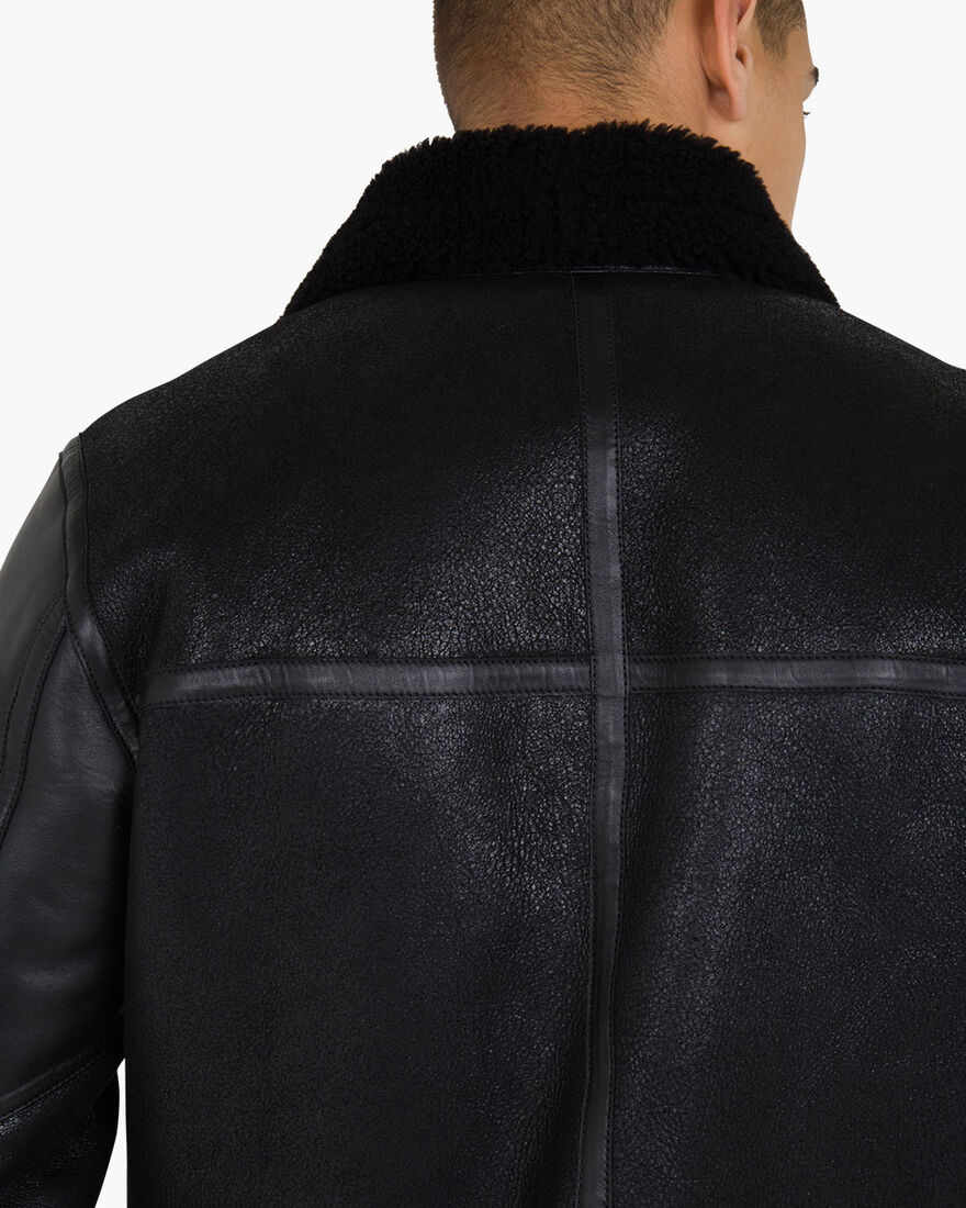 Juan Shearling, Black/Black, hi-res