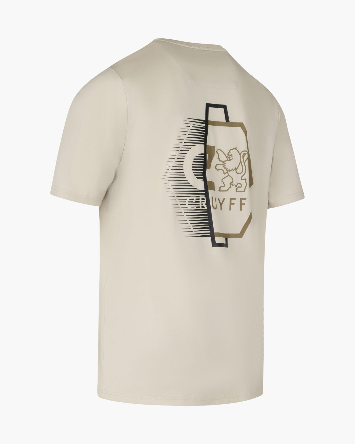 C-Lion Back Graphic Tee, White/Orange, hi-res