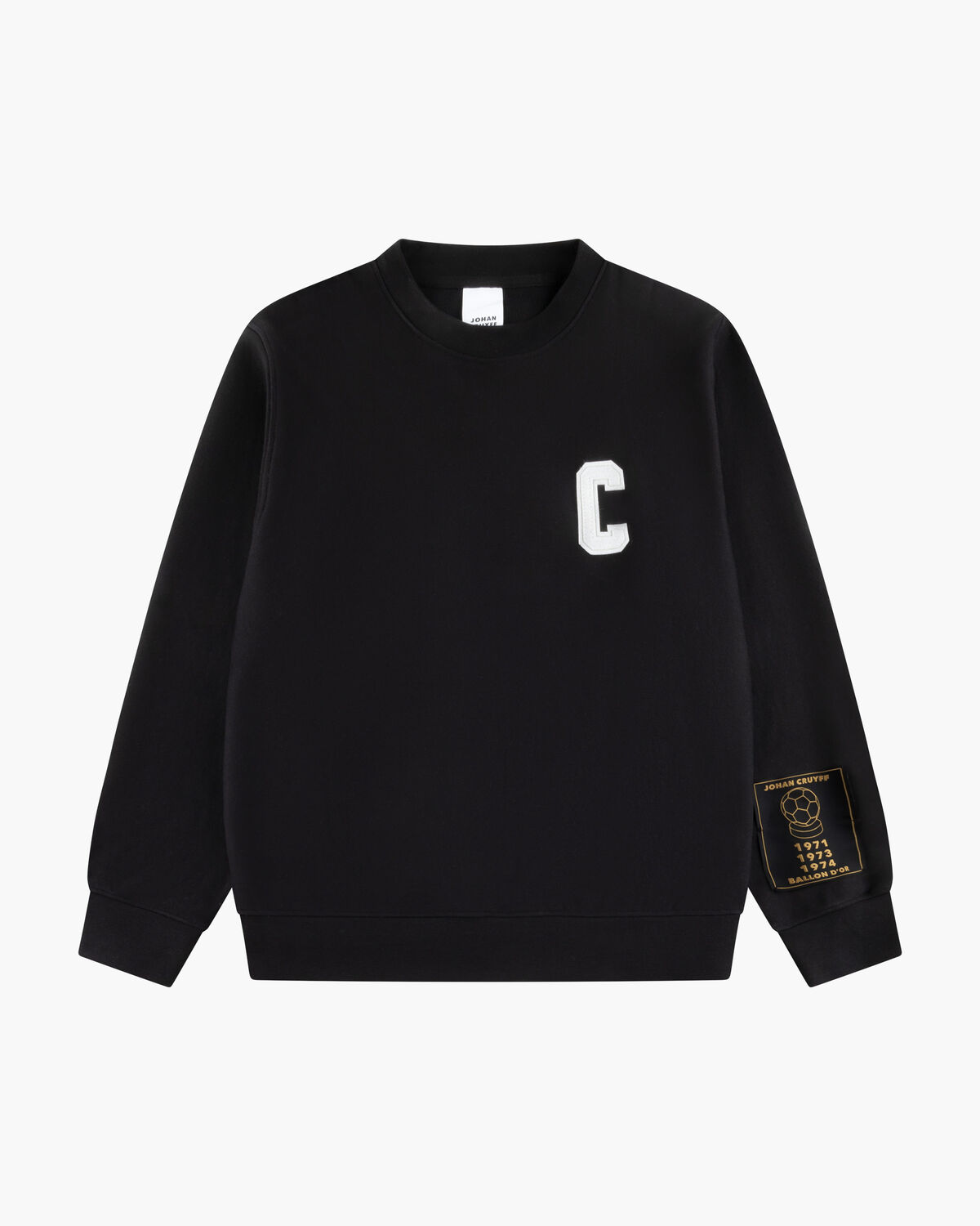 JC Sweat Crewneck, Black, hi-res