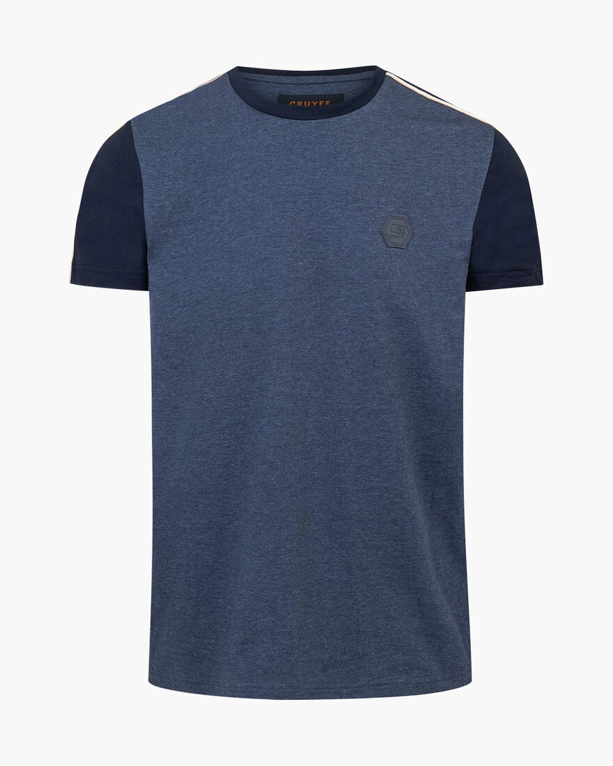 Galano Tee - 48% Cotton / 47% Polyester / 5%Elasta, Navy, hi-res