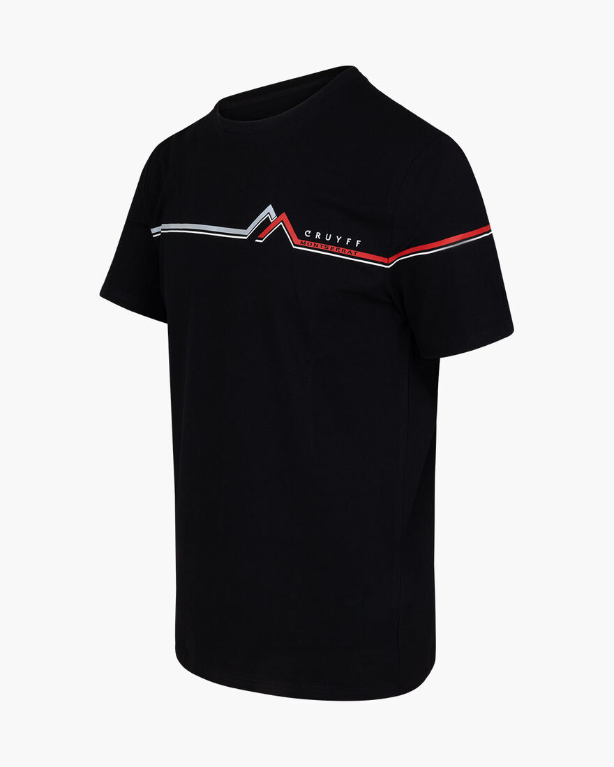Mantel Tee, Black, hi-res