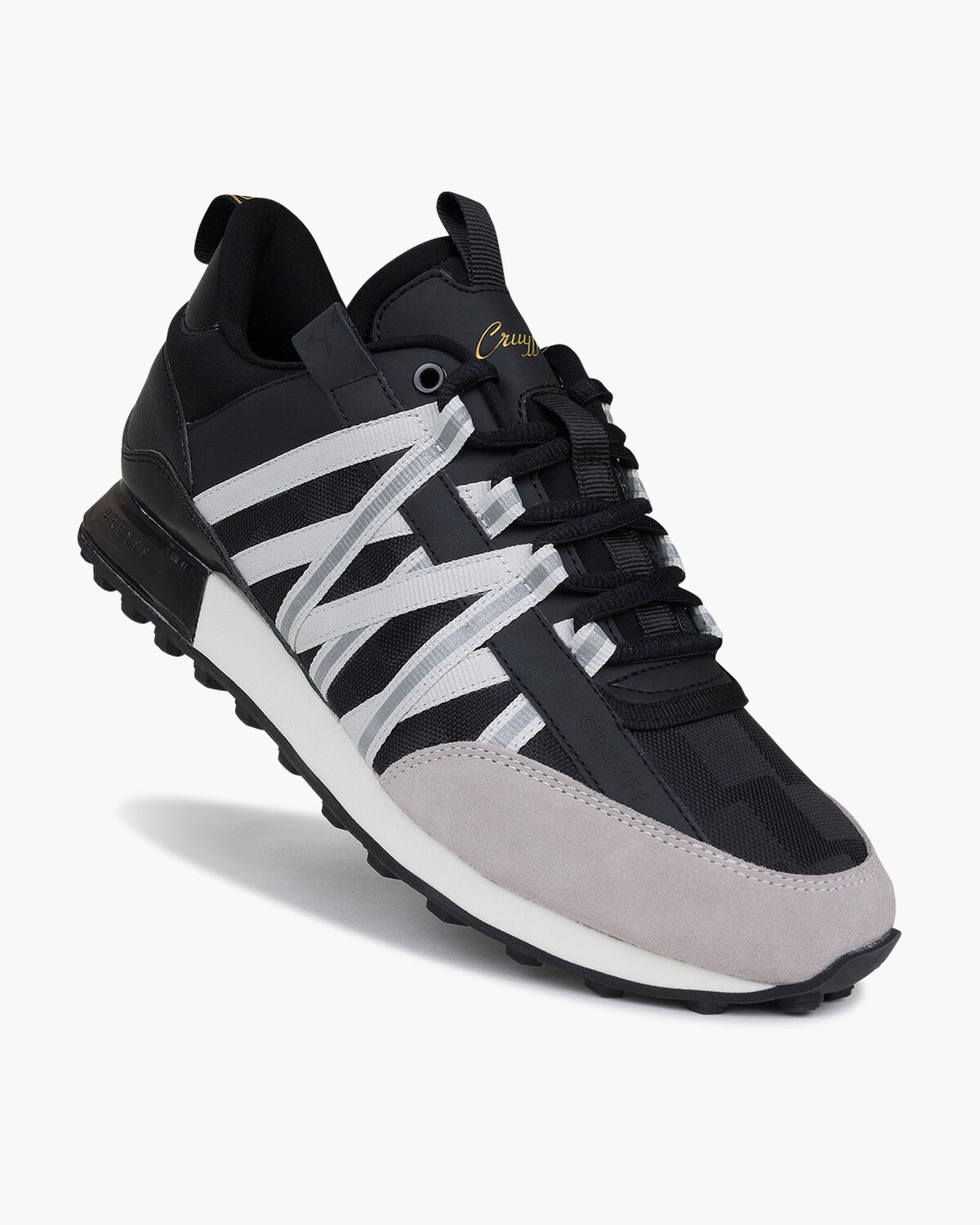 Fearia - Teknit Mesh/Suede, Black/Gold, hi-res